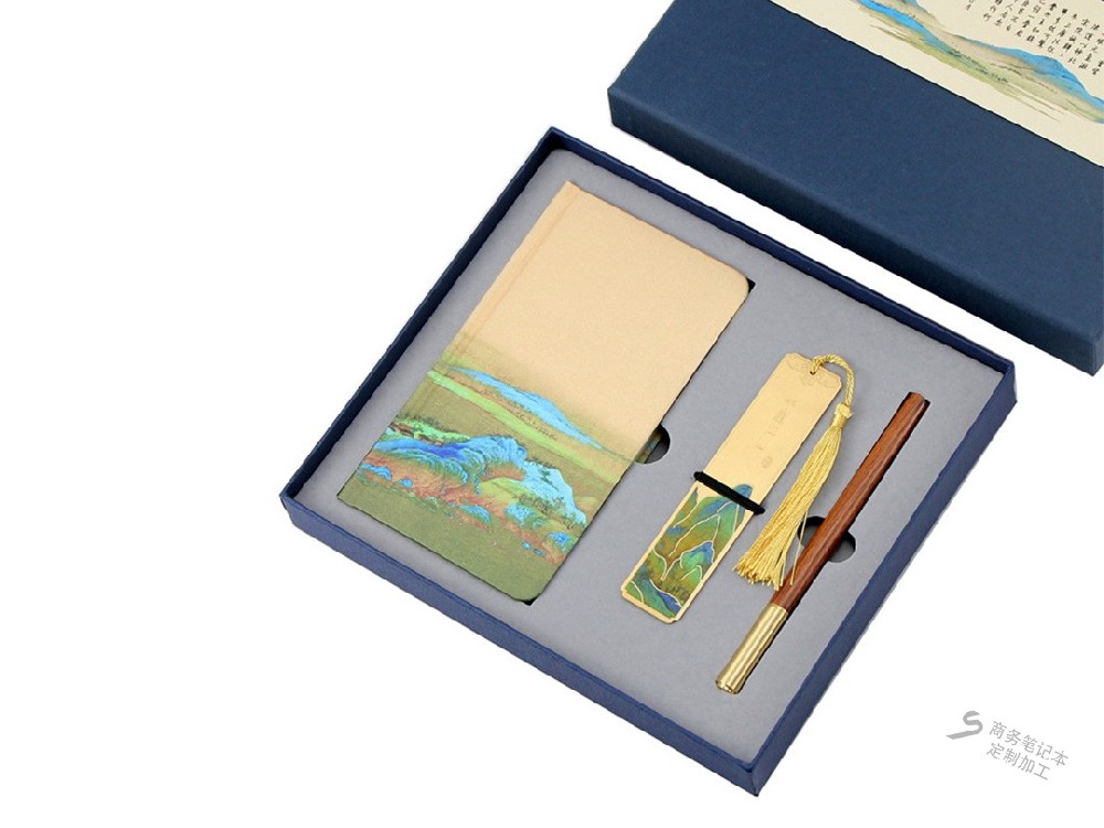 仿古精裝筆記本套裝設(shè)計(jì)印刷案例